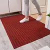 Felpudo de entrada rojo, alfombrilla para el recibidor, alfombra para la entrada, alfombrilla cortable, alfombrilla absorbente para los pies para uso doméstico