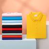 99216 Camisa Polo de Manga Corta Ropa de Trabajo Personalizada Camiseta Camiseta Publicitaria Logo Impreso Cuello Camisa Cultural de Guangzhou con Palabras Bordadas