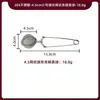 Colador de Té de Acero Inoxidable 304 con Mango de Clip, Cadena Colgante Larga con Forma de Corazón, Drenaje de Té, Oficina, Venta al por Mayor, Entrega 48H