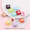Patas de Gato de Dibujos Animados Suaves y Lindas Corazón Cadena para Teléfono DIY Acrílico Tridimensional Hecha a Mano Joyería con Cuentas Accesorios