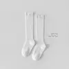 Calcetines para Niños Primavera y Verano Estilo Coreano Calcetines Holgados de Malla Fina para Niñas Calcetines Largos Blancos de Verano para Bebé Jk