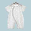 Roupas de bebê pijamas infantis roupas de verão roupas de protetor solar roupas de bebê macacão de manga curta roupas recém-nascidas desossado