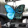Colgante Decoración Mariposa Suministros Acrílico Interior Árbol de Navidad Coche Colgante Nueva Serie Creativa Mochila Hogar