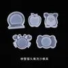 Poppy DIY Molde de Resina de Cristal Decoração Ornamento Pingente Coruja Doce Molde de Silicone