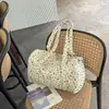 Bolsa de Axila Xiaomi Estilosa de Grande Capacidade para Mulheres Verão 2026 Nova Bolsa Estrela de Lona Bolsa Simples de Ombro Único