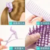 Guangzhou Wanmei Fabricante Suministra Directamente Set de Peluquería para el Hogar Peine de Corte Peine de Cola Puntiaguda para Puntos del Cuero Cabelludo Peine de Dientes Anchos con Forma Esponjosa