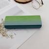 Caja de gafas cuadradas hecha a mano, caja de gafas ópticas con degradado de color arcoíris de moda, caja de gafas de sol de montura grande, caja de gafas para miopía