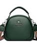 Bolso de Mano Copi Kangaroo Moda para Mujer Bolso de Mano 2024 Otoño Nuevo Cuero Suave Multicapa Alto Nivel Gran Capacidad Bolso Redondo Pequeño