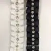 Punto de cuentas de tachuelas hechas a mano encaje de pedrería accesorios de ropa DIY cinta plisada fabricantes suministro directo lentejuelas de plástico encaje