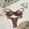 Bikini de dos piezas de venta caliente 2026, Bikini de color liso para mujer de nuevo estilo, Traje de baño para atar al por mayor de comercio exterior