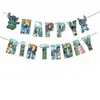 Set de Producto de Papel para Decoración de Fiesta de Cumpleaños Infantil con Platos de Papel, Vasos de Papel y Mantel de Stitch y Lilo