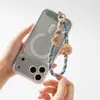 Cordão Original para Celular Cinco Elementos, Pom-Pom Tecido à Mão, Novo Acessório de Bolsa Nicho Estilo Chinês, Corrente de Celular de Alto Valor Estético para Mulheres