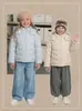 Nueva Chaqueta de Plumón para Niños Mediana y Grande 2026, a Prueba de Agua, Nieve y Viento, Nuevo Estándar Nacional, 90% Plumón de Pato Blanco, Ultra Suave, con Capucha, para Niñas