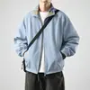 Colección nueva de primavera y otoño transfronteriza: chaqueta bomber retro, de corte holgado, casual y versátil, chaqueta nueva de retazos estilo callejero