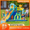 Castillo Inflable AMF Inflable Saltarín Pequeño Tobogán Infantil Doméstico Fiesta en Casa Inflable Saltarín Castillo Hinchable
