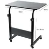 Mesita de Noche-48 Mesa Pequeña Escritorio para Laptop Escritorio de Computadora Mesa Ajustable Mesa para Dormitorio Dormitorio Mesa Perezosa Mesa Plegable