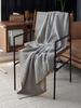 Manta de hilo tejido estilo nórdico para decoración de sofá, manta casual de lana gris, nueva, envío una generación de en stock transfronterizo