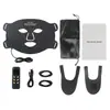 Dispositivo de Mascarilla Facial de Luz Roja y Azul, Mascarilla Grande de Luz Led, Dispositivo de Belleza Facial, Instrumento de Mascarilla de Silicona Led Portátil para Uso en Casa