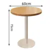 Cafetería de Té con Leche Juego de Mesa y Sillas de Madera Maciza Cafetería de Postres Japoneses Restaurante Occidental Mesa Larga Semi-circular y Sillas