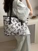 Nuevo bolso de estilo nacional chino 2024, de gran capacidad, informal, de moda, para el hombro, con diseño de mariposa, bolso de mano combinable.