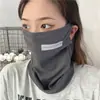 Venta al por mayor del fabricante Mangas de Hielo Unisex Protección Solar Conjunto de Ciclismo de Dos Piezas Cubierta Facial Protección para el Cuello Máscara Facial Integrada Seda de Hielo