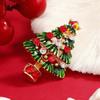 Suministro Transfronterizo Deseo Popular Europeo y Americano Aliexpress Venta Caliente Nueva Ropa con Cortes Broche Creativo de Árbol de Navidad