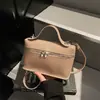 Bolsa Feminina Novo Estilo 2025 Primavera e Verão Moda Simples Bolsa Quadrada Pequena Estilo Coreano Nicho High-End Versátil Bolsa Transversal