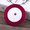 Cinta de satén de 6 mm de ancho cinta tejida roja tela de cinta de seda 6 milímetros embalaje trenzado cinta para el pelo cinta fina accesorios para el cabello adornos para el cabello cinta de colores