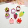 Mini Pequeños Accesorios de Resina de Frutas Pegamento de Crema DIY Accesorios para el Cabello Cintas para el Cabello Colgantes Pendientes Hebillas de Zapatos Materiales para Accesorios