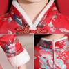 Hanfu Menina Outono e Inverno Tang Terno Infantil Serviço de Ano Novo Inverno Estilo Chinês Terno Antigo Inverno Forrado de Lã Terno de Ano Novo da Menina