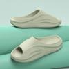 Pantuflas de verano para hombre, sencillas y de moda transfronterizas, nuevas, de EVA, con suela gruesa y suela elevada, sin cordones, para uso exterior.
