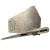Regla de Inspección de Costura de Soldadura Hjc40 30 Transportador de Ángulo de Soldadura Regla de Inspección de Acero Inoxidable Hjc60 Regla de Inspección de Soldadura Kh45B