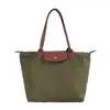 Bolso de hombro minimalista de color sólido, nuevo, ligero, resistente al agua, de nailon, transfronterizo, bolso tote de gran capacidad para el trabajo