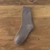Calcetines de Media Pantorrilla para Mujer Otoño e Invierno, Calcetines Gruesos de Rizo Color Sólido Sueltos, Calcetines para Mujer con Forro de Felpa y Engrosados, Calcetines de Toalla para la Nieve