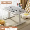 Mesa pequeña plegable para cama, escritorio de cama para estudiantes para estudiar, mesa pequeña de oficina para computadora portátil de uso doméstico