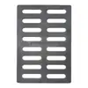 Placa de Cubierta para Canaleta de Drenaje de Resina Compuesta de Stock Listo del Fabricante Placa de Cubierta para Canalón de Aguas Pluviales Rejilla Única Cubierta de Canalón de Alcantarilla Verde Gris
