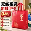 Bolsas no tejidas personalizadas, bolsas de mano laminadas con impresión de logotipo, bolsas de compras publicitarias, bolsas de almacenamiento para capacitación y entrega