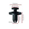 Parafuso de expansão de 6mm fivela plástica defletor de carro universal clipe decorativo de para-lama fivela de para-choque