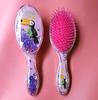 Peine de Aireador Lindo con Lentejuelas, Peine de Colores Brillantes con Dibujos Animados, Peine Transparente Esponjoso para Peinar el Cabello
