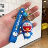 Cartoon doraemon chaveiro azul gordura gato mecânico jingdang gato bonito boneca pingente ornamentos presente atacado