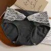 Venda Direta de Fábrica Bestseller Transfronteiriço Calcinhas Femininas Sexy Vazadas Entrepierna Doce Laço Menina Shorts Triângulo