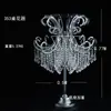 Adereços de Casamento Suporte de Flor de Gelo de Cristal Decoração da Mesa Principal Suporte de Flores para Mesa do Salão de Casamento Vaso Europeu Ornamentos de Ferro