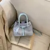 Bolso de Mano de Nicho Nuevo Primavera 2026 Moda Textura Bolso Cesta Mujer Gran Capacidad Bolso Cruzado de Viaje
