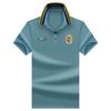 Comercio Exterior Transfronterizo para Polo de Hombre Paul Manga Corta Top de Verano Papá Jóvenes y Mediana Edad Solapa Algodón Camiseta para Hombre