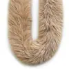 Tiras Grandes de Piel Sintética de Zorro 12 cm, Tiras Grandes de Felpa para Capa con Capucha, Puños de Capa, Tiras de Felpa Blancas, Tiras de Borde para Hanfu