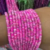2*4mm cuentas de ábaco color yema de huevo natural DIY hechas a mano accesorios de joyería semiacabados para collares y pulseras venta al por mayor transfronteriza