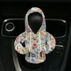 Cubierta Creativa Bordada Floral para Palanca de Cambios de Coche de Primavera, Decoración de Palanca de Cambios, Cubierta Protectora Creativa tipo Sudadera al por Mayor