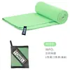 Toalha esportiva de veludo dupla face transfronteiriça microfibra secagem rápida absorvente portátil yoga fitness macia toalha de praia