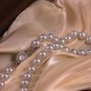 Entrada Francesa Luxo Nicho Elegante Cool Oval Pérola Natural de Madrepérola Colar da Moda Corrente de Clavícula Versátil Corrente
