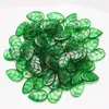 Pétalas de Vidro Tcheco Imitação de Jade Folhas Pequenas Estilo Antigo Grampo de Cabelo Material DIY Acessórios para Joias 10*17 Fantasia